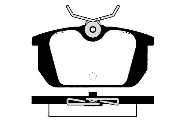 Kit de plaquettes de frein, frein à disque RAICAM RA.0321.0