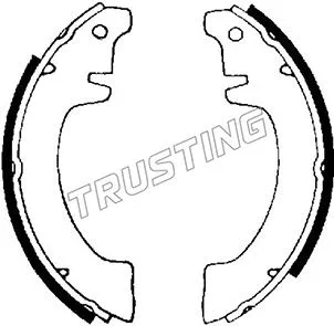 Jeu de mâchoires de frein TRUSTING 088.187