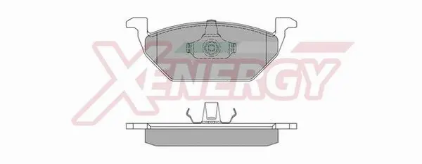 Kit de plaquettes de frein, frein à disque AP XENERGY X40662