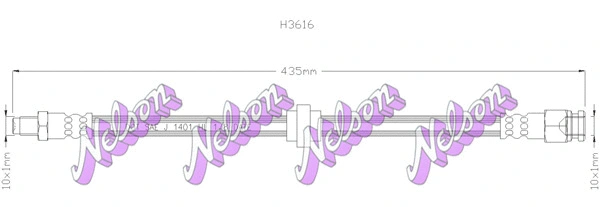 Flexible de frein KAWE H3616