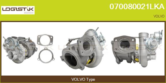 Turbocompresseur, suralimentation LGK 070080021LKA