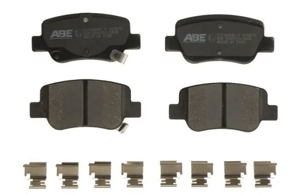 Kit de plaquettes de frein, frein à disque ABE C22040ABE-P
