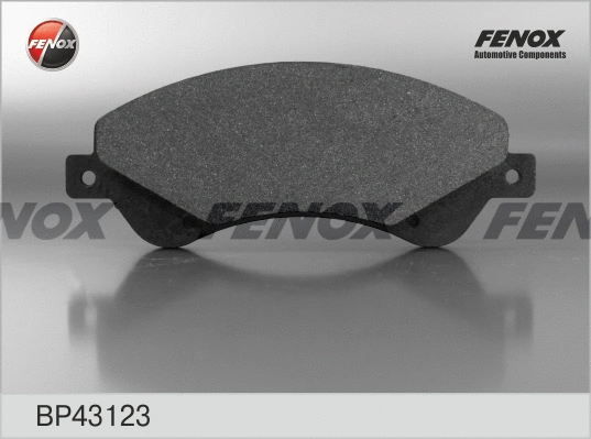 Kit de plaquettes de frein, frein à disque FENOX BP43123