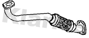 Tuyau d'échappement KLARIUS 301801