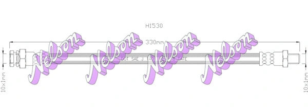 Flexible de frein KAWE H1530