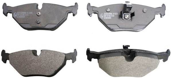 Kit de plaquettes de frein, frein à disque DENCKERMANN B110054