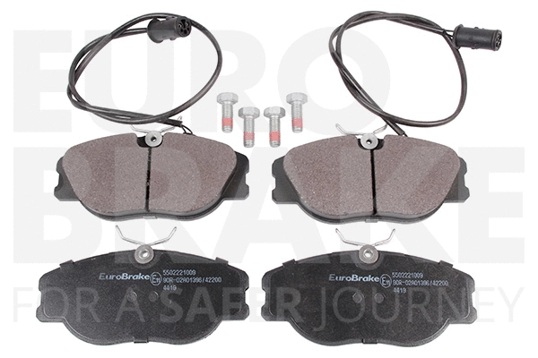 Kit de plaquettes de frein, frein à disque EUROBRAKE 5502221009