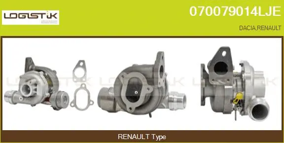 Turbocompresseur, suralimentation LGK 070079014LJE