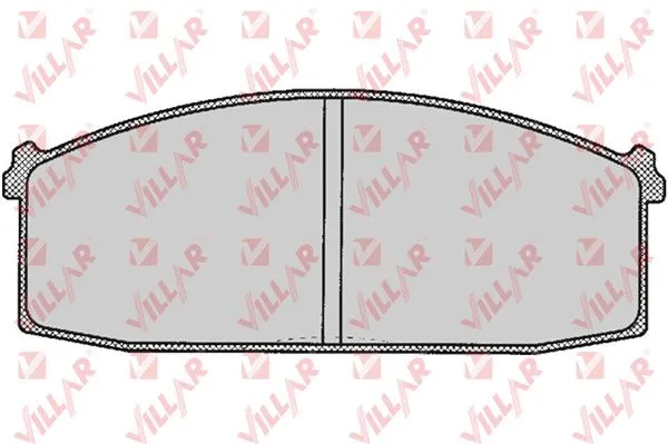 Kit de plaquettes de frein, frein à disque VILLAR 626.0252