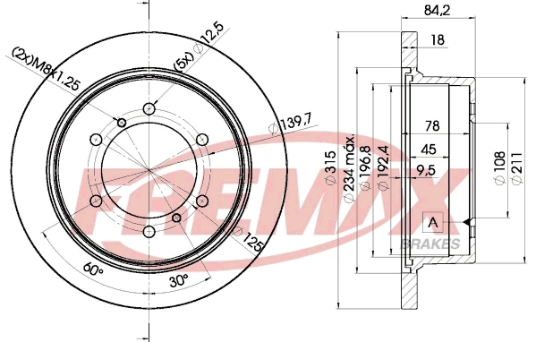 Disque de frein FREMAX BD-8797