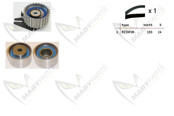 Kit de courroie crantée MABYPARTS OBK010258
