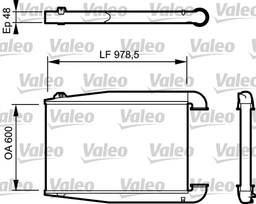 Refroidisseur d'air de suralimentation VALEO 818774