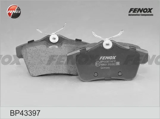 Kit de plaquettes de frein, frein à disque FENOX BP43397