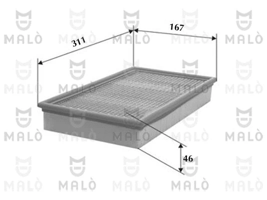 Filtre à air AKRON-MALÒ 1500331