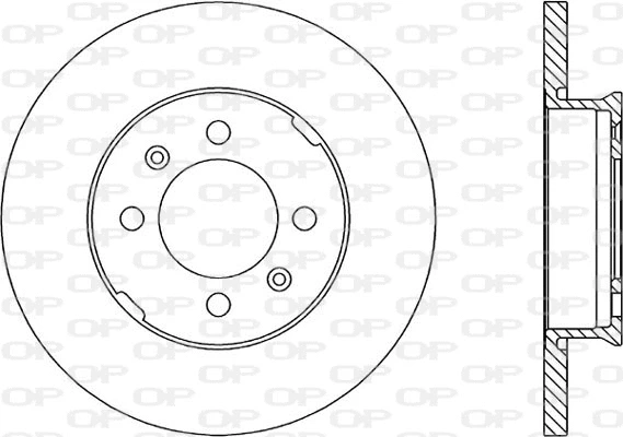 Disque de frein OPEN PARTS BDR1049.10