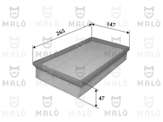 Filtre à air AKRON-MALÒ 1500025