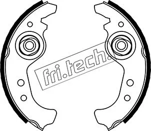 Jeu de mâchoires de frein fri.tech. 1034.084