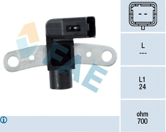 Capteur d'angle, vilebrequin FAE 79252