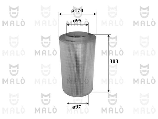 Filtre à air AKRON-MALÒ 1500009