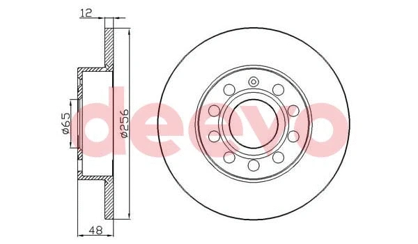 Disque de frein DEEVO BD16520