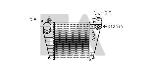 Refroidisseur d'air de suralimentation EACLIMA 36A02038