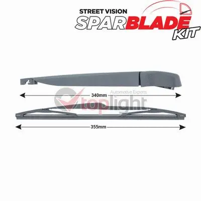 Kit de bras d'essuie-glace, nettoyage des vitres AE TOPLIGHT TRA-F4F5