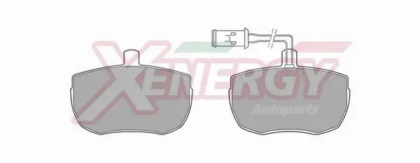 Kit de plaquettes de frein, frein à disque AP XENERGY X40260