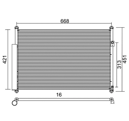 Condenseur, climatisation PowerMax 7110381