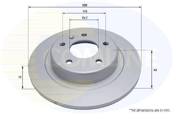 Disque de frein COMLINE ADC2971