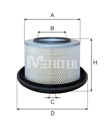 Filtre à air MFILTER A 879