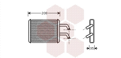 Système de chauffage VAN WEZEL 83006045