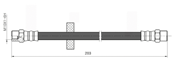 Flexible de frein National NBH6033