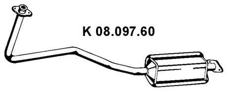Catalyseur EBERSPÄCHER 08.097.60