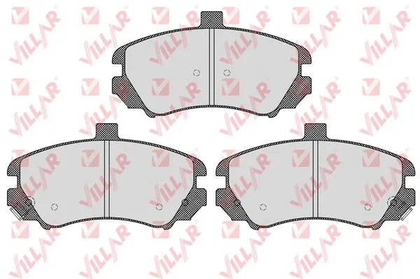Kit de plaquettes de frein, frein à disque VILLAR 626.1609