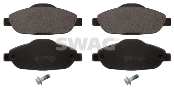 Kit de plaquettes de frein, frein à disque SWAG 62 91 6844