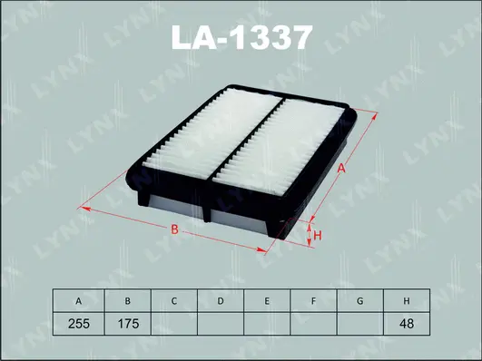Filtre à air LYNXAUTO LA-1337