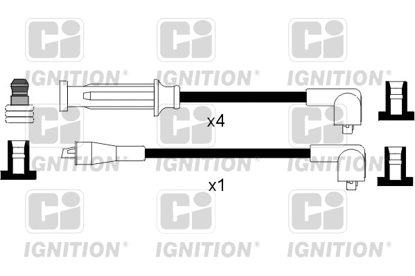 Kit de câbles d'allumage QUINTON HAZELL XC906