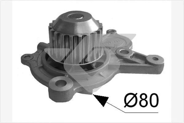 Pompe à eau, refroidissement du moteur HUTCHINSON WP191