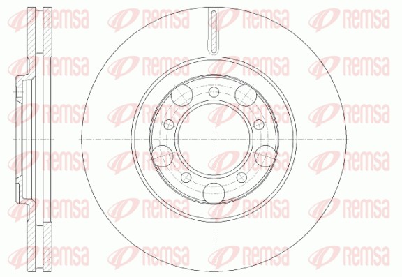Disque de frein REMSA 61249.10