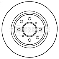 Disque de frein BORG & BECK BBD4786