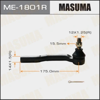 Rotule de barre de connexion MASUMA ME-1801R