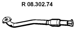 Tuyau d'échappement EBERSPÄCHER 08.302.74