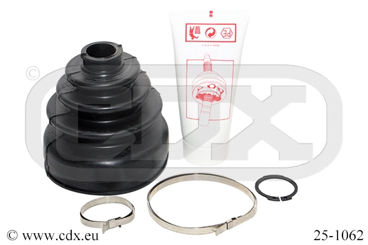 Jeu de joints-soufflets, arbre de commande CDX 25-1062