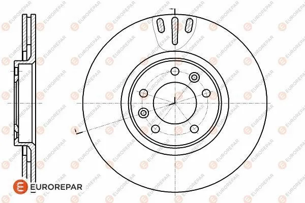 Disque de frein EUROREPAR 1618864180