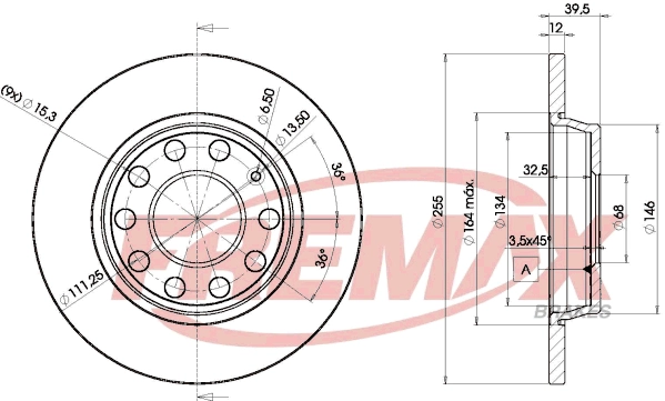 Disque de frein FREMAX BD-5309