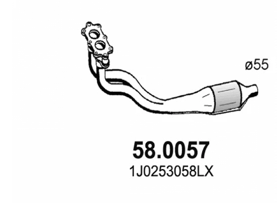 Catalyseur ASSO 58.0057