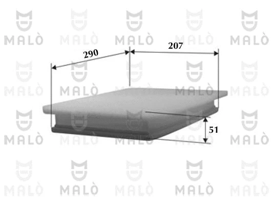 Filtre à air AKRON-MALÒ 1500046