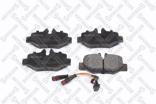 Kit de plaquettes de frein, frein à disque STELLOX 1121 002B-SX