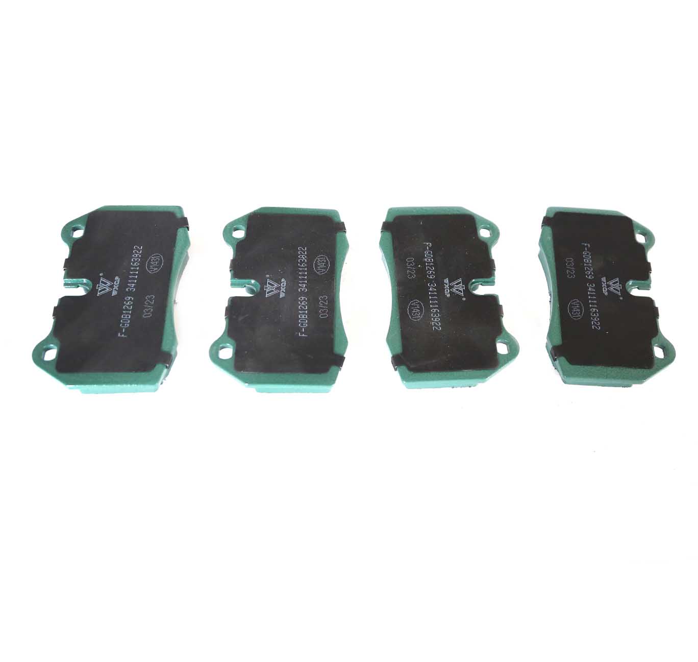 Kit de plaquettes de frein, frein à disque WXQP 240127