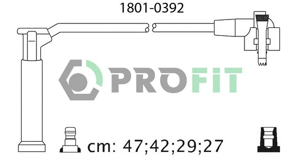 Kit de câbles d'allumage PROFIT 1801-0392
